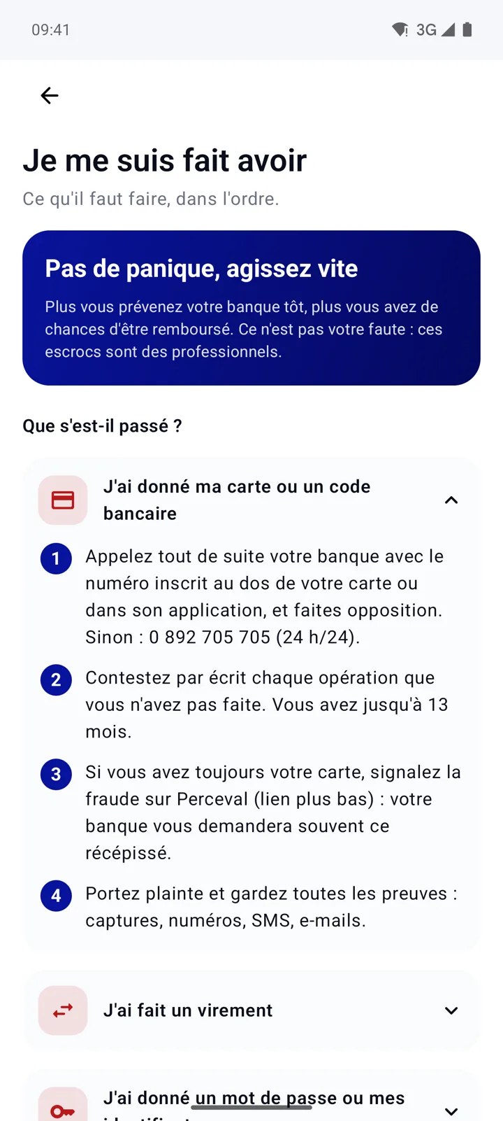 Vraie capture : Je me suis fait avoir, guide pas à pas après avoir donné sa carte ou un code bancaire